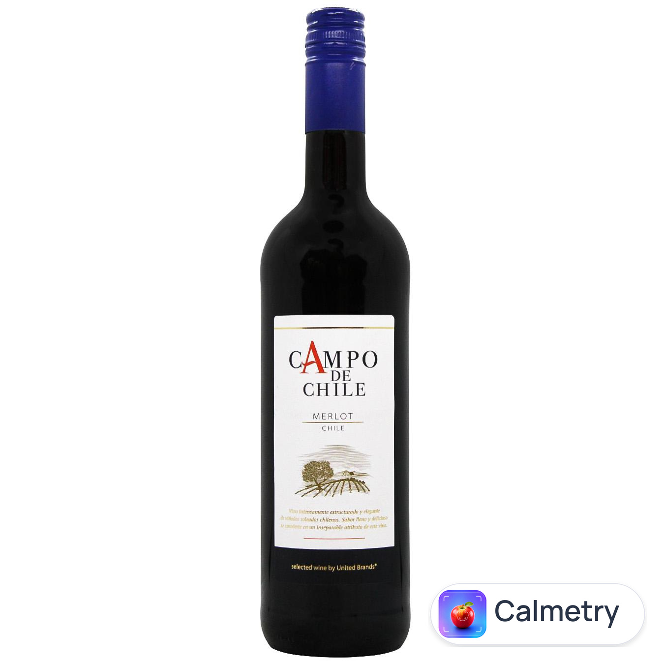 Вино Campo de Chile Merlot червоне сухе 13% 0,75л
