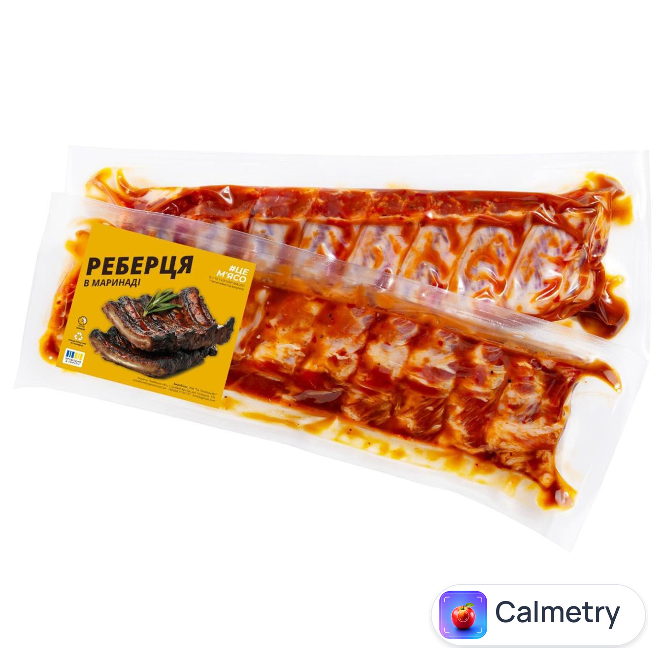Реберця #ЦЕМ'ЯСО для грилю та BBQ охолоджені ~450г