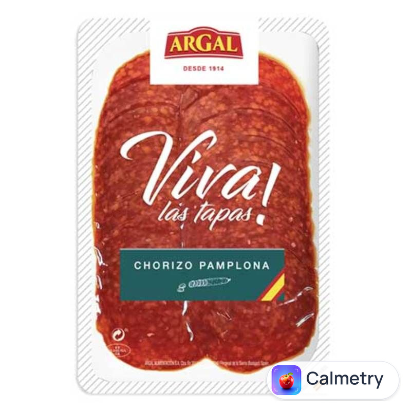 Ковбаса Chorizo Pampolona 80г нарізка , ТМ ARGAL , Іспанія