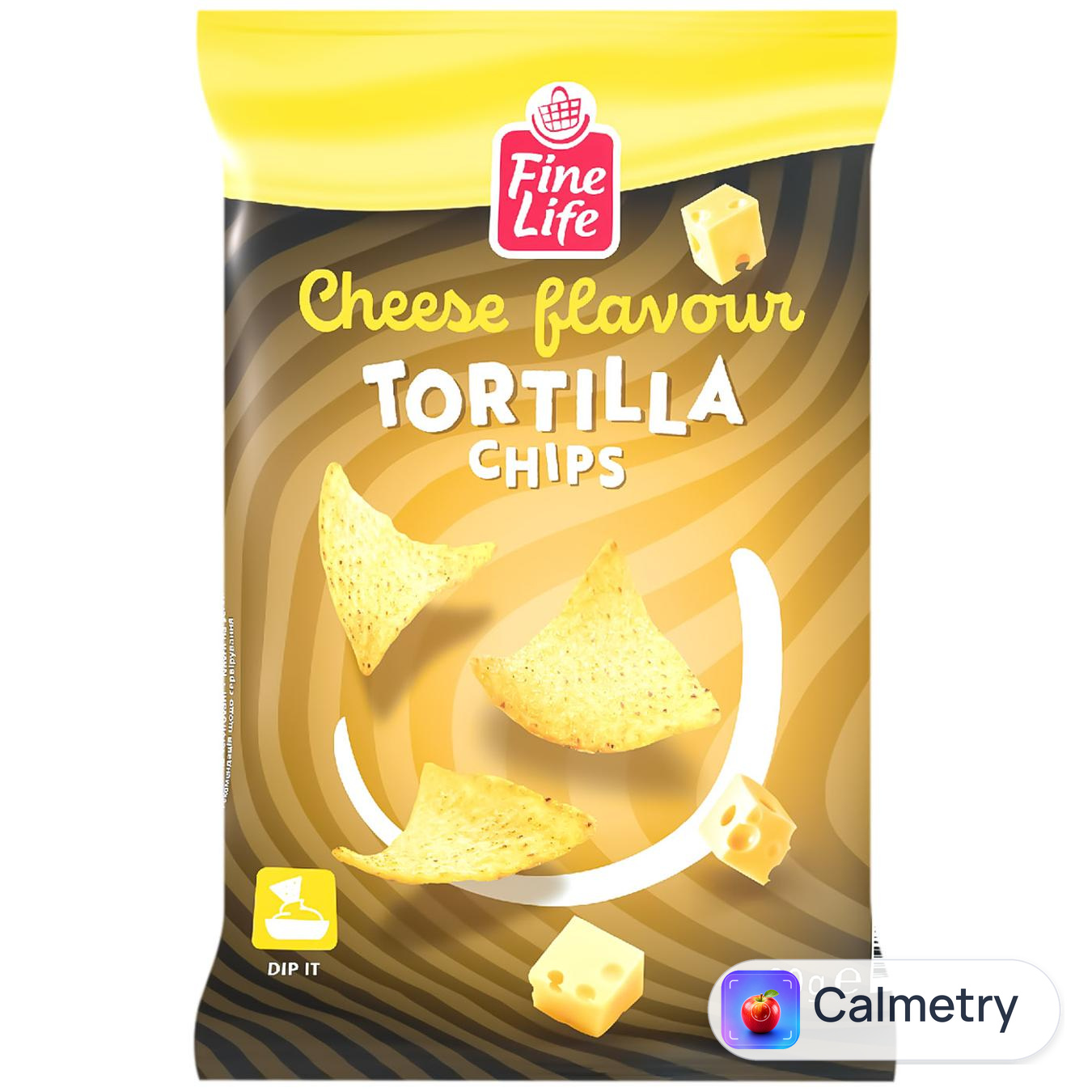 Чипси Fine Life Tortilla кукурудзяні з сиром 90г