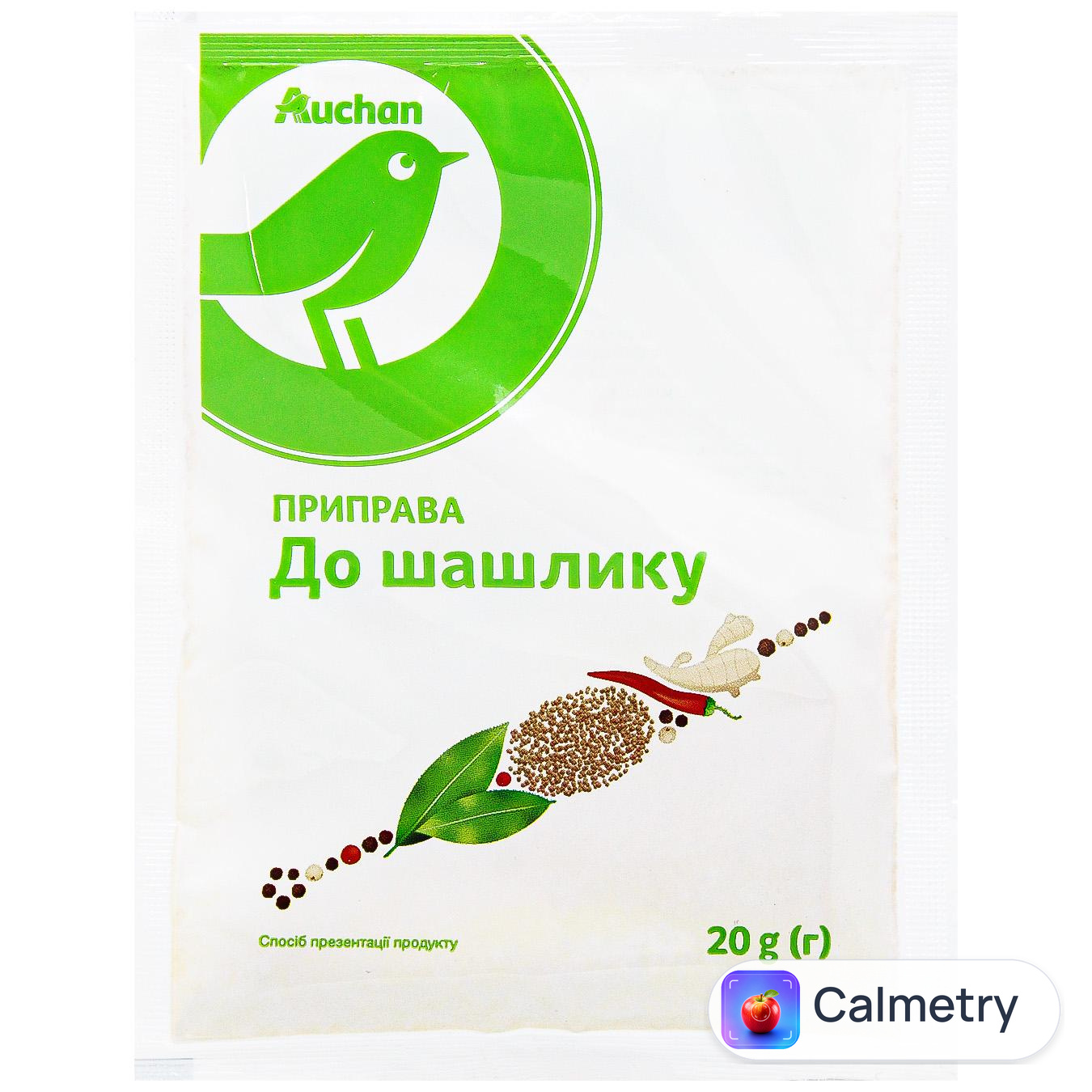 Приправа Auchan до шашлику 20г