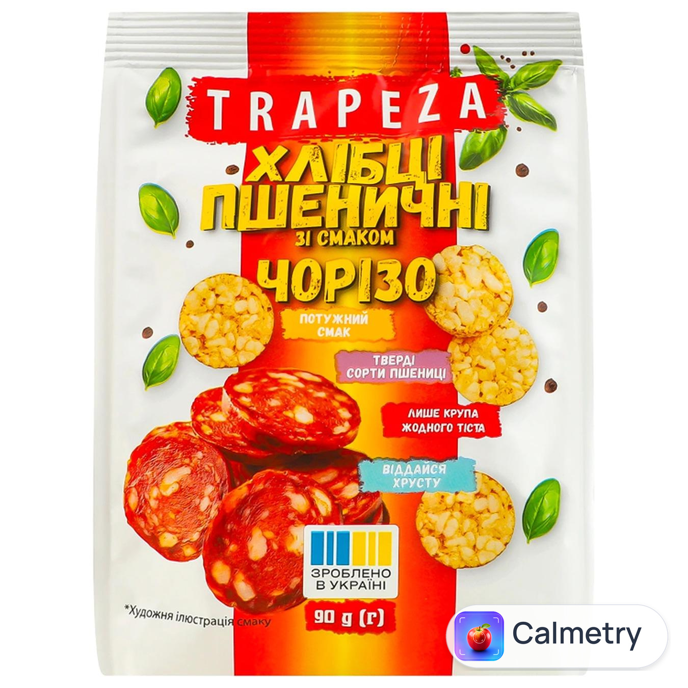 Міні-хлібці Trapeza зі смаком чоризо 90г