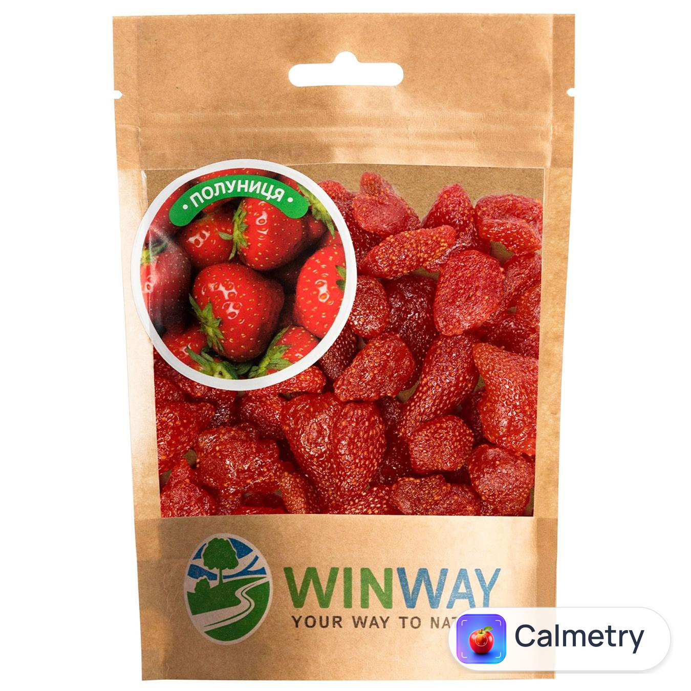 Полуниця Winway сушена 100г — фото продукту