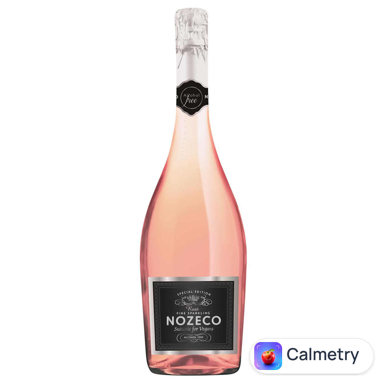 Вино ігристе Nozeco Rose безалкогольне рожеве солодке 0,75л