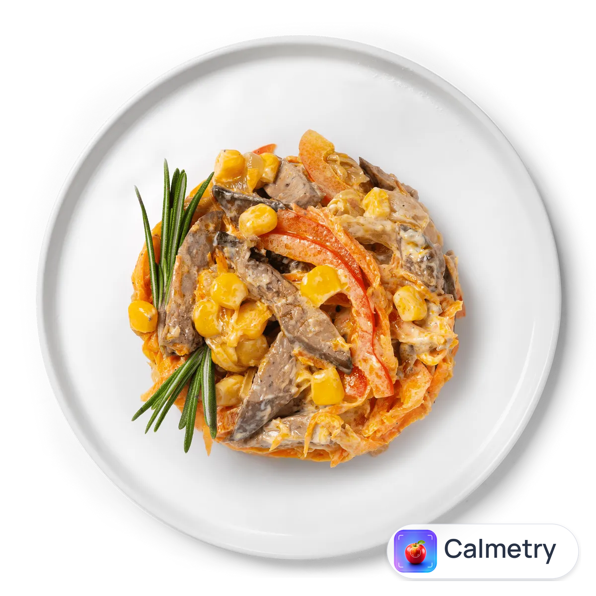 Салат з курячою печінкою