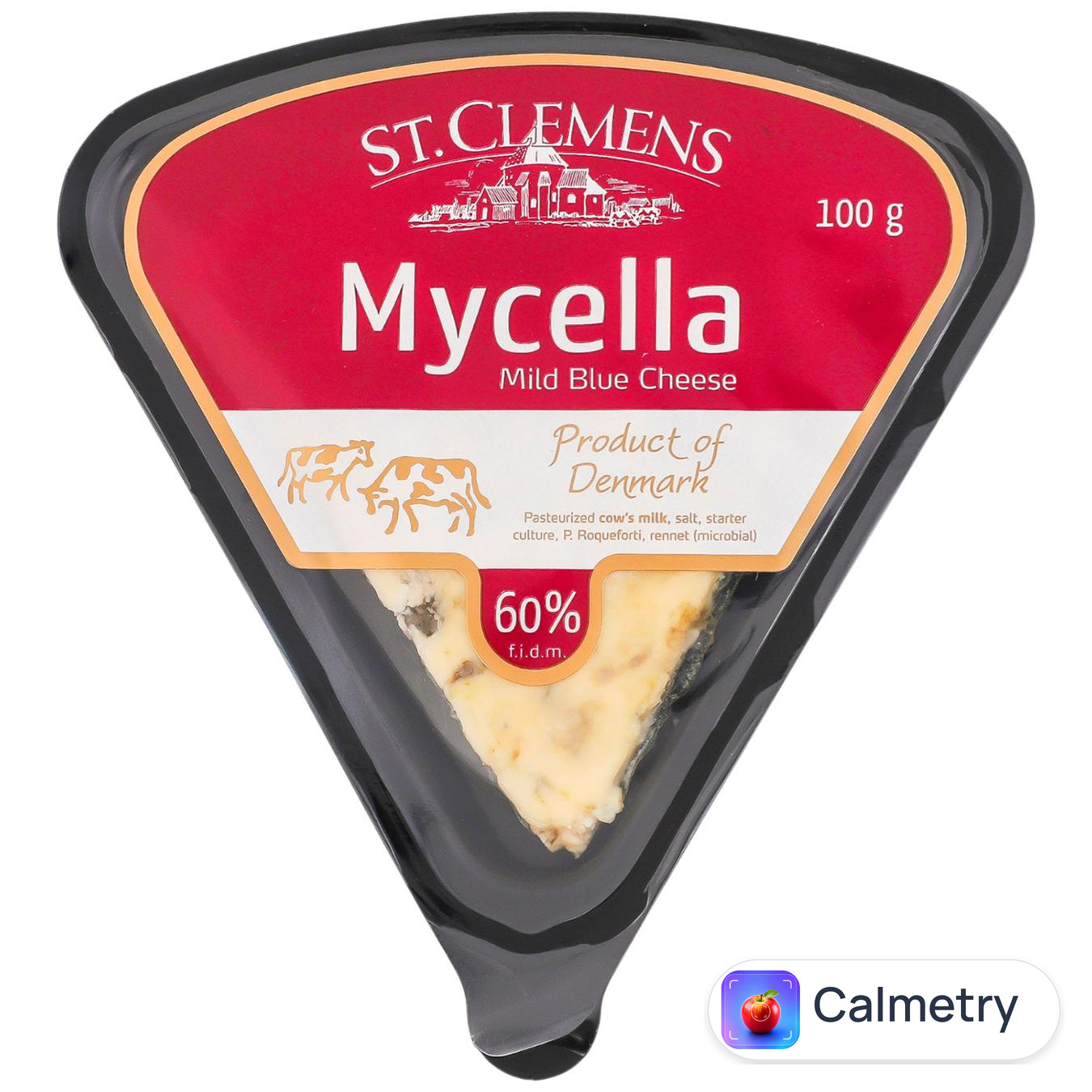 Сир St. Clements Mycella з блакитною пліснявою 60% 100г St.Clemens