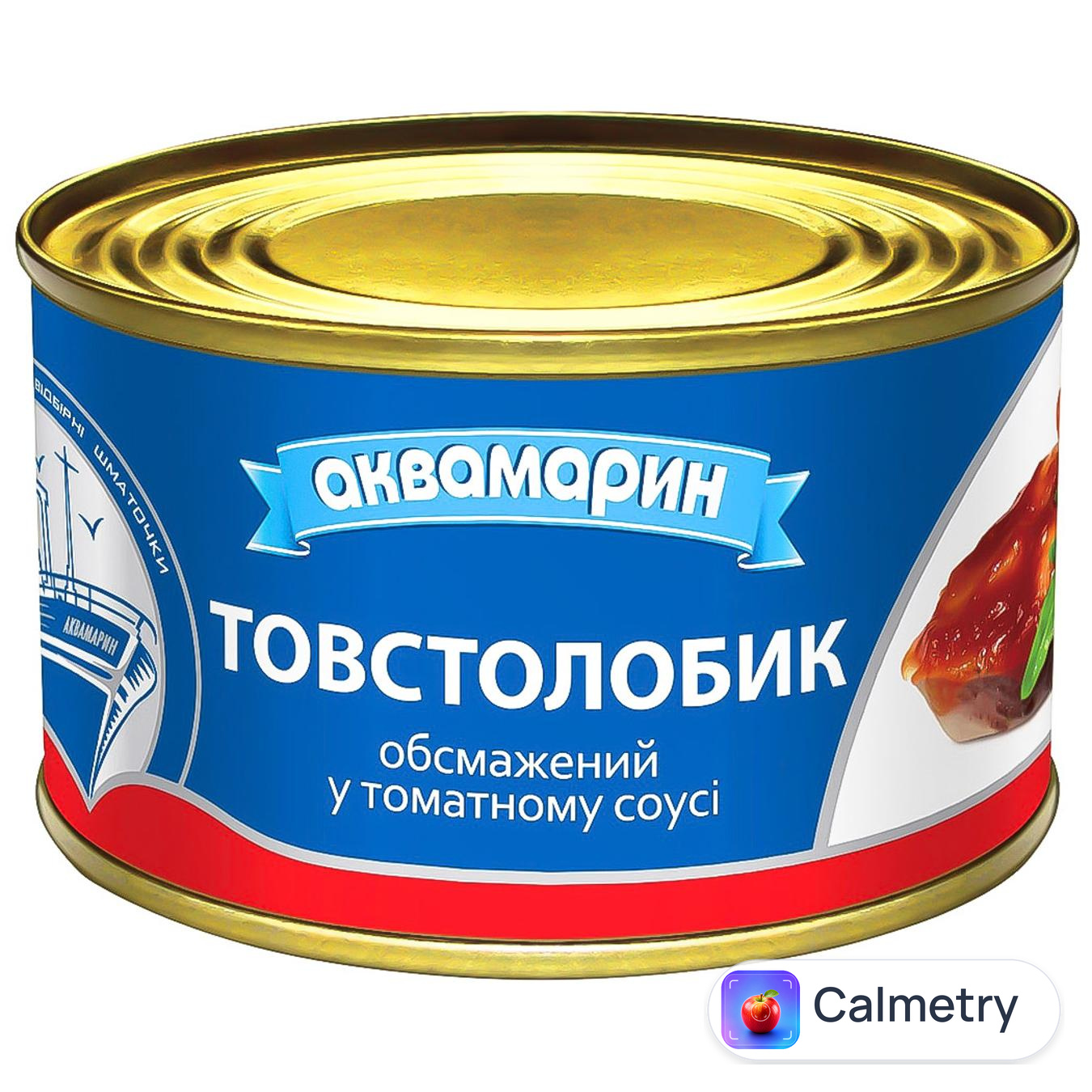 Товстолобик Аквамарин обсмажений у томатному соусі 230г — фото продукту