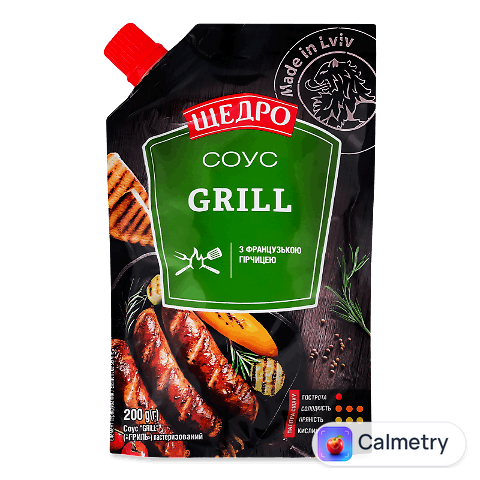 Соус Щедро Grill, 200г
