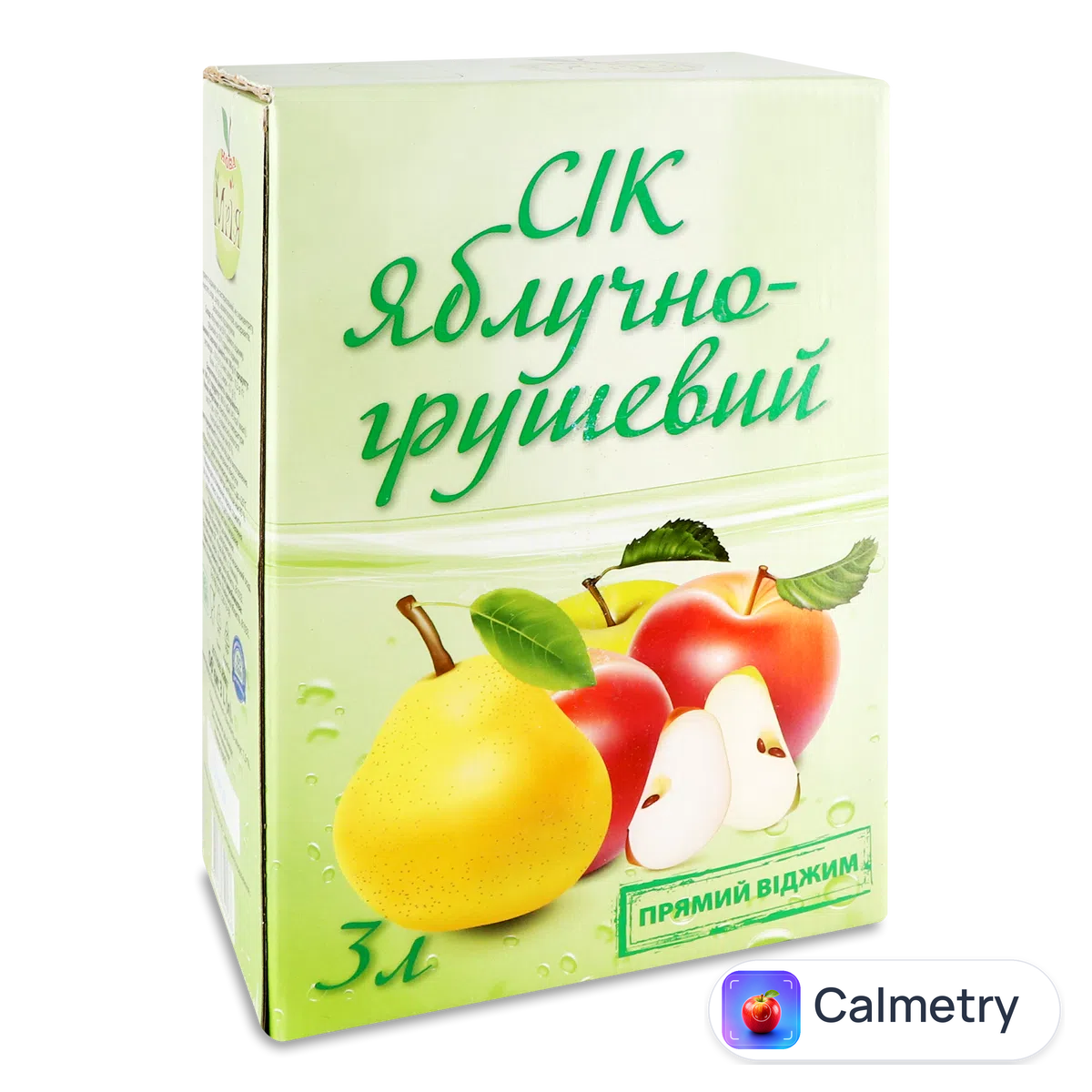 Сік Нова Мрія яблучно-грушевий прямого віджиму 3л