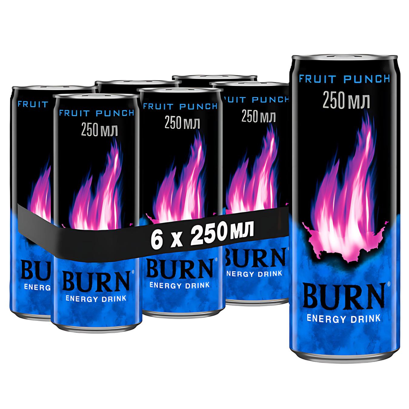 Напій енергетичний Burn Fruit Punch 250мл — фото продукту