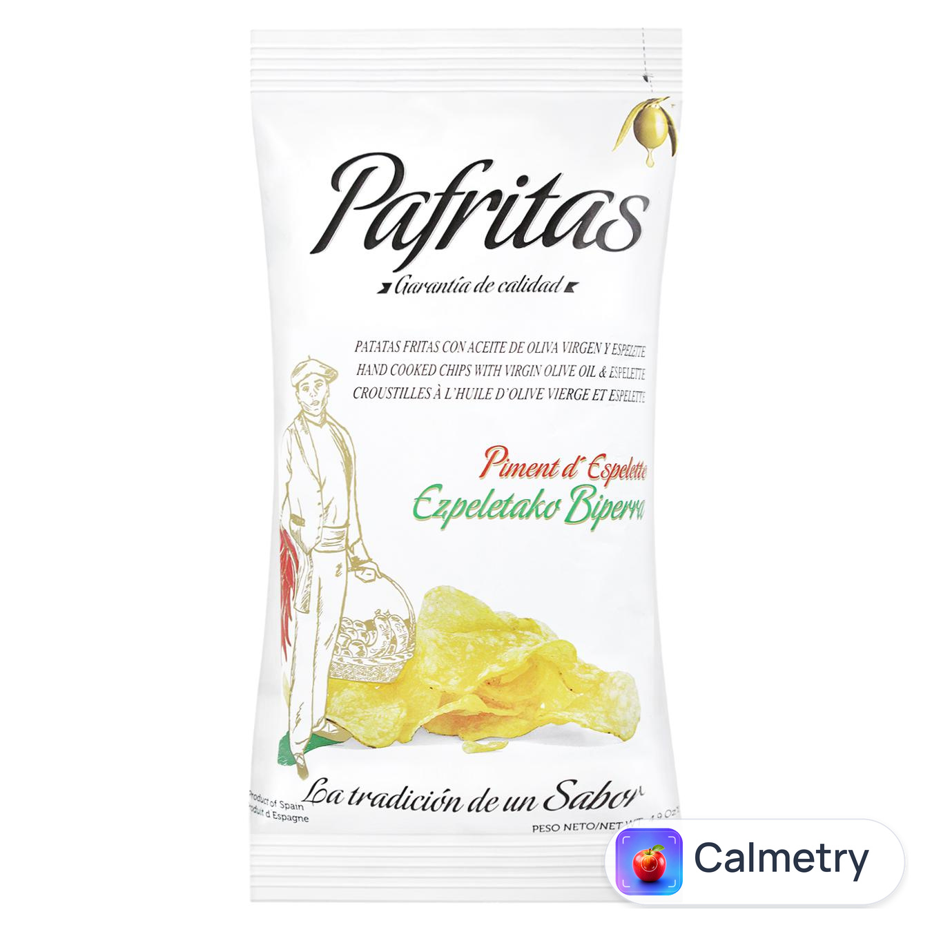 Чипси Pafritas з перцем Еспелет 140г