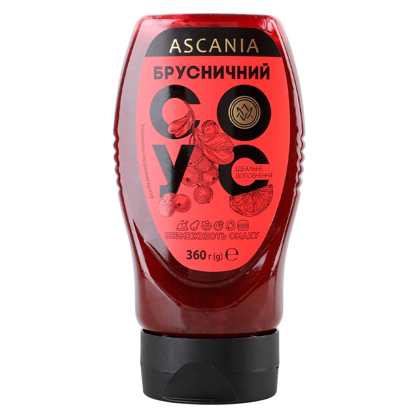 Соус Ascania брусничний 360г — фото продукту