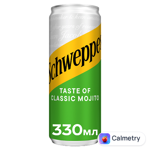 Напій соковмісний Schweppes Classic Mojito, 0,33л