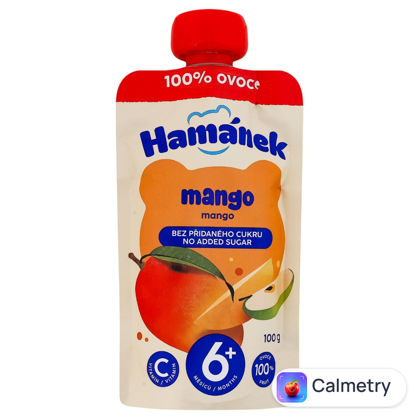 Пюре Hamanek з яблук та манго 100г