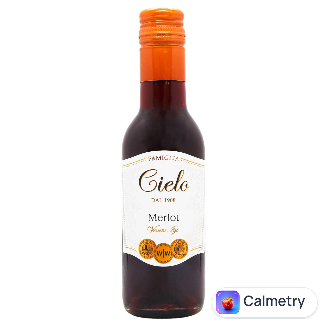 Вино Cielo Merlot червоне сухе 11% 187мл