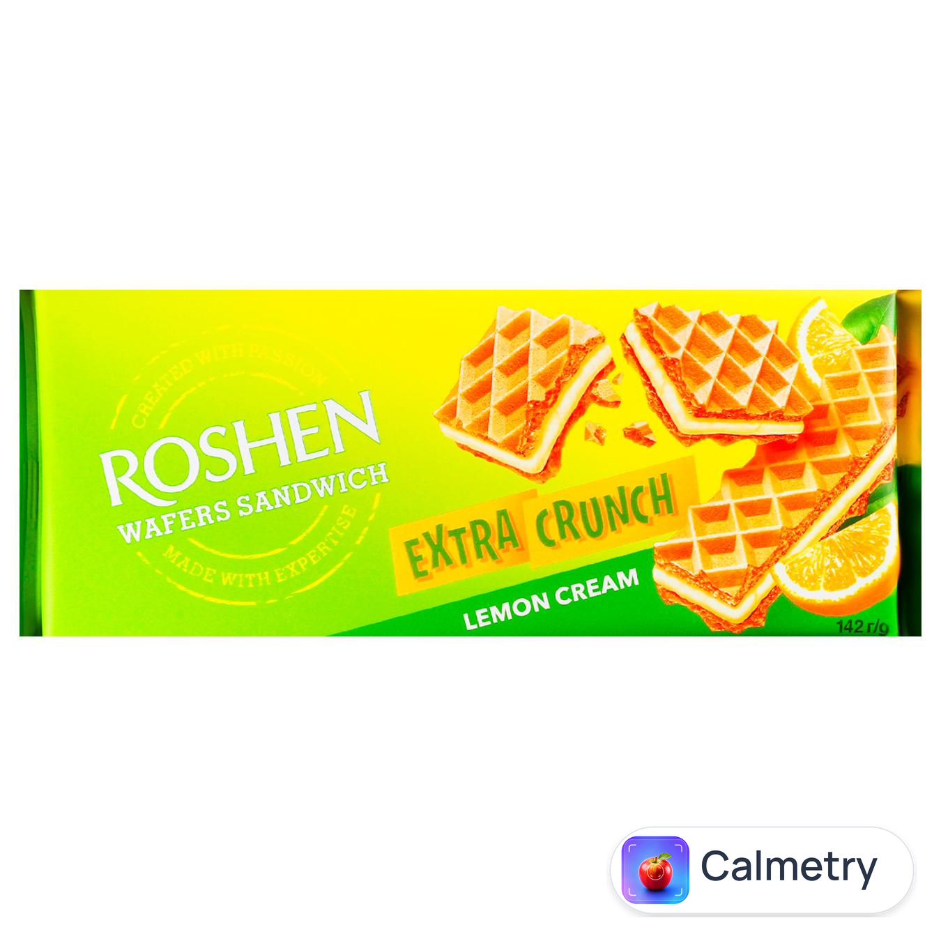Вафлі Roshen Wafers Sandwich Extra Crunch лимон 142г