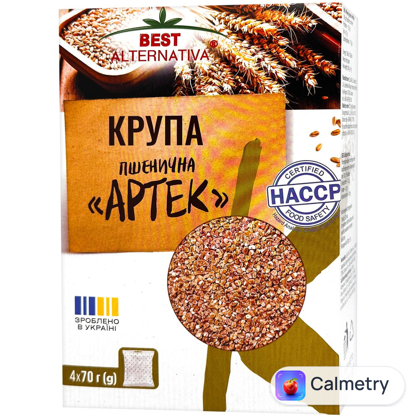Крупа Бест Альтернатива Артек пшенична в пакетиках 280г