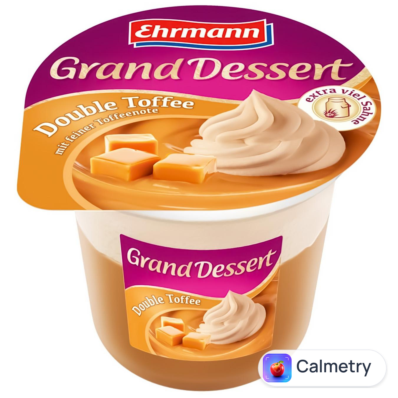 Десерт Ehrmann Grand Dessert Double Toffee 4,8% 190г