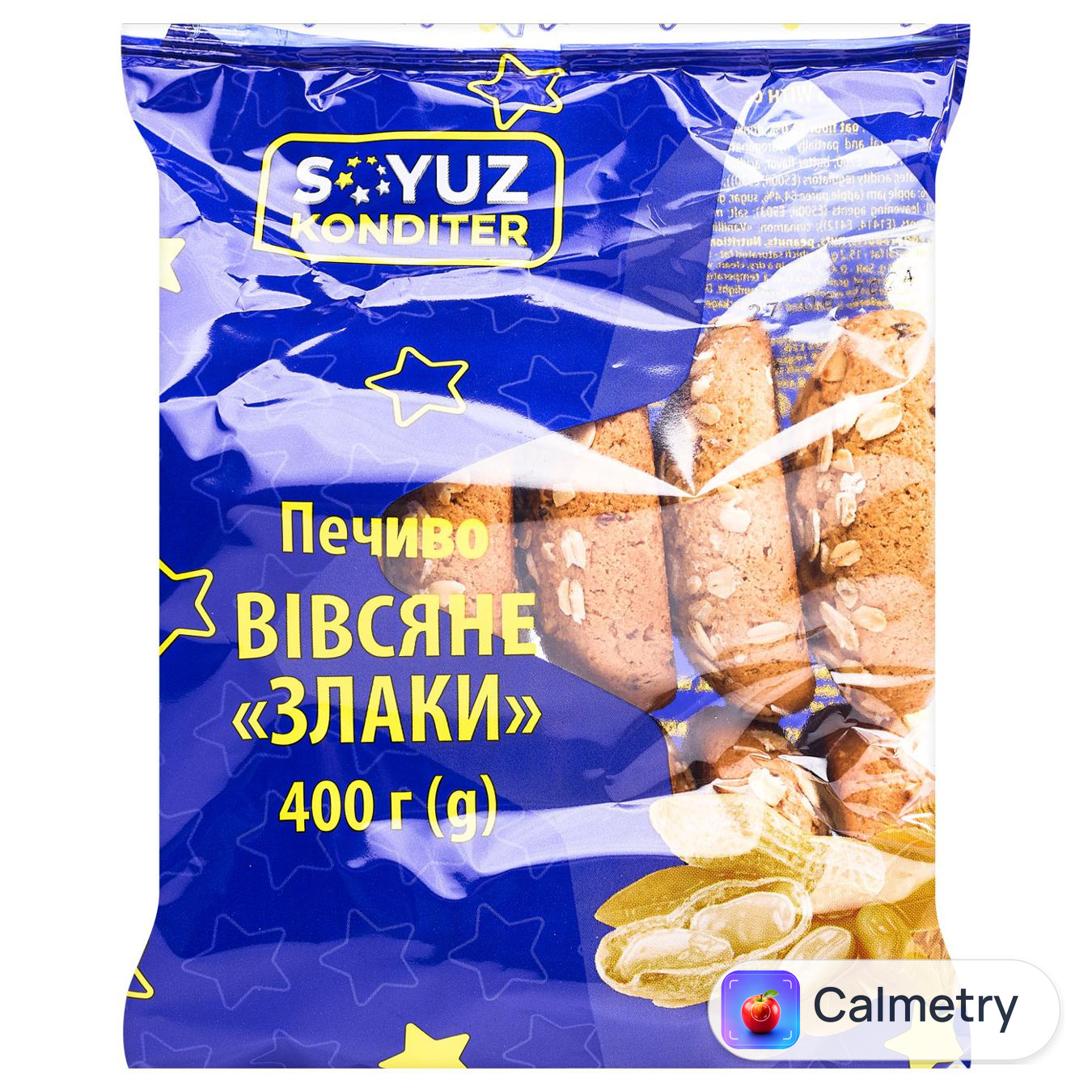 Печиво Союз-Кондитер Вівсяне злаки 400г