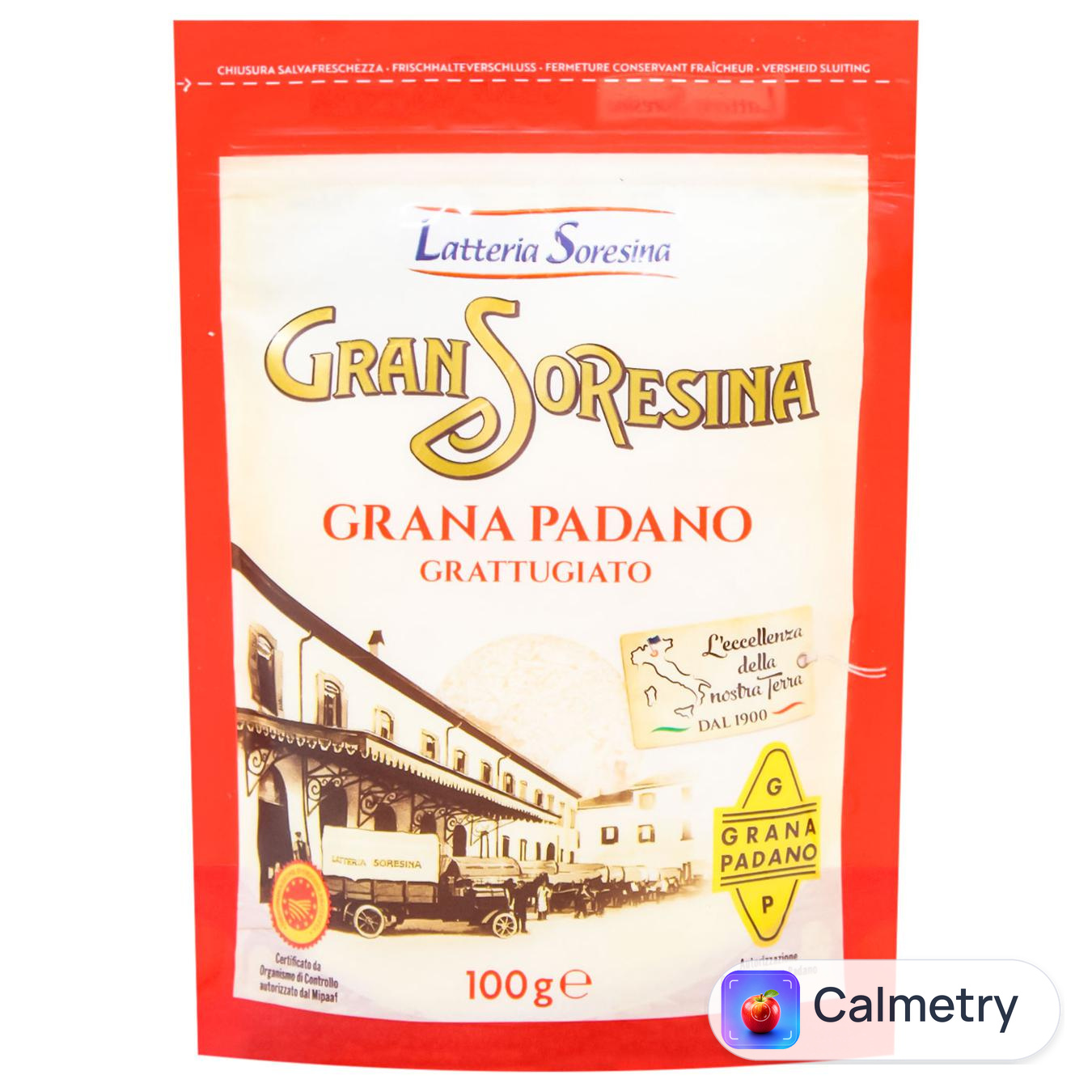 Сир Latteria Soresina Грана Падано тертий 32% 100г