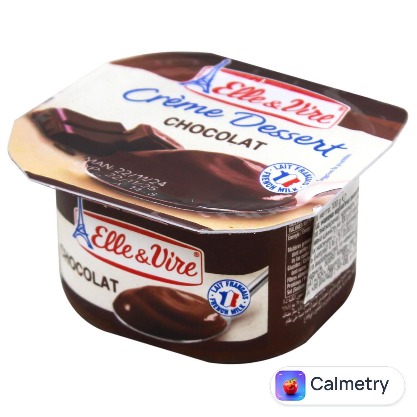 Десерт Elle&Vire шоколадний 3,2% 100г