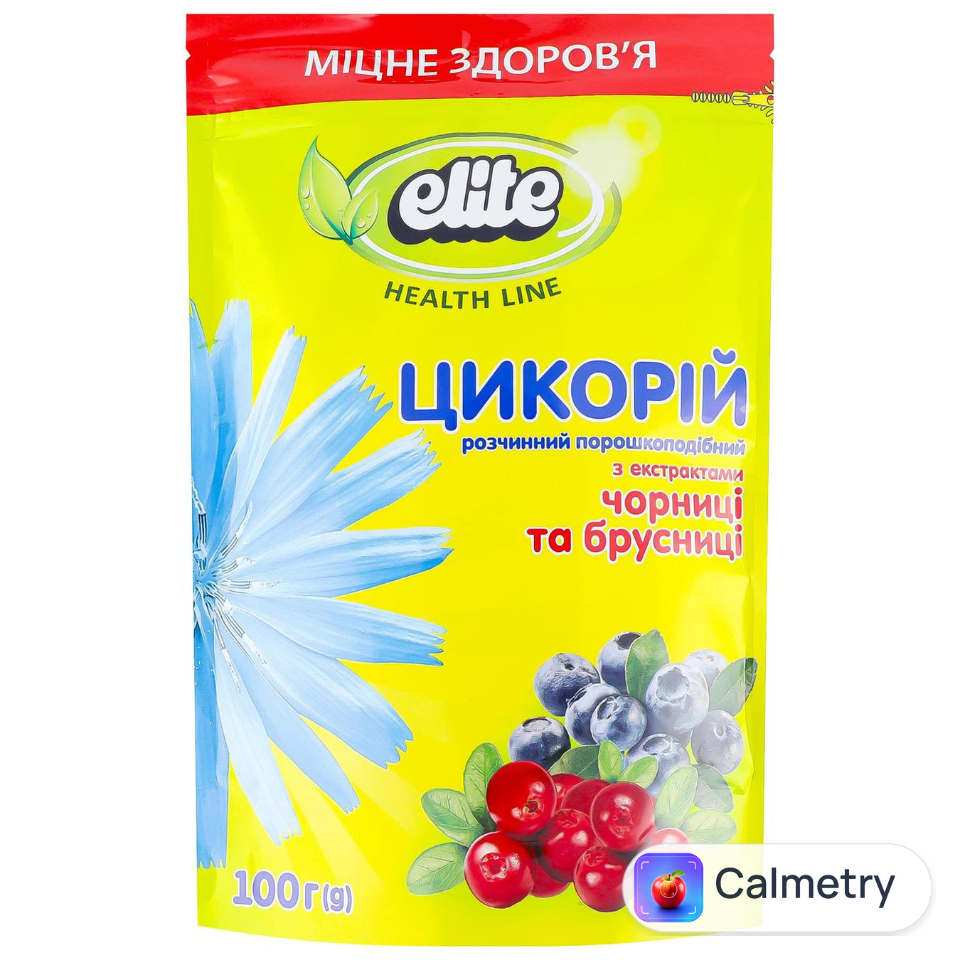 Цикорій Elite з екстрактами чорниці та брусниці 100г