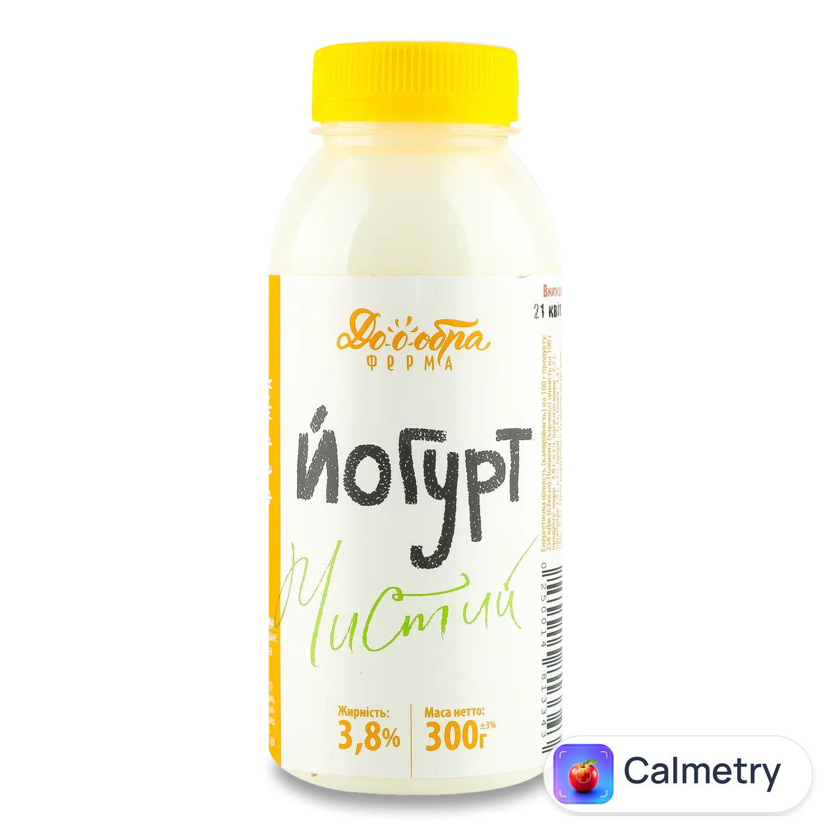 Йогурт «Лавка традицій» «Доообра ферма» з коров'ячого молока, 3,8% 300г