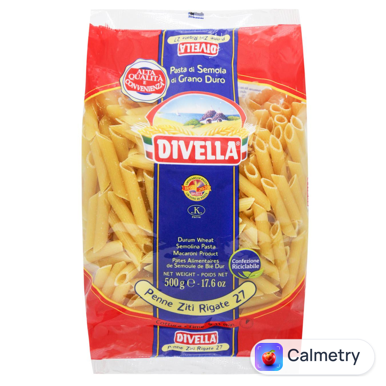 Макаронні вироби Divella Penne Ziti Rigate №27 500г — фото продукту