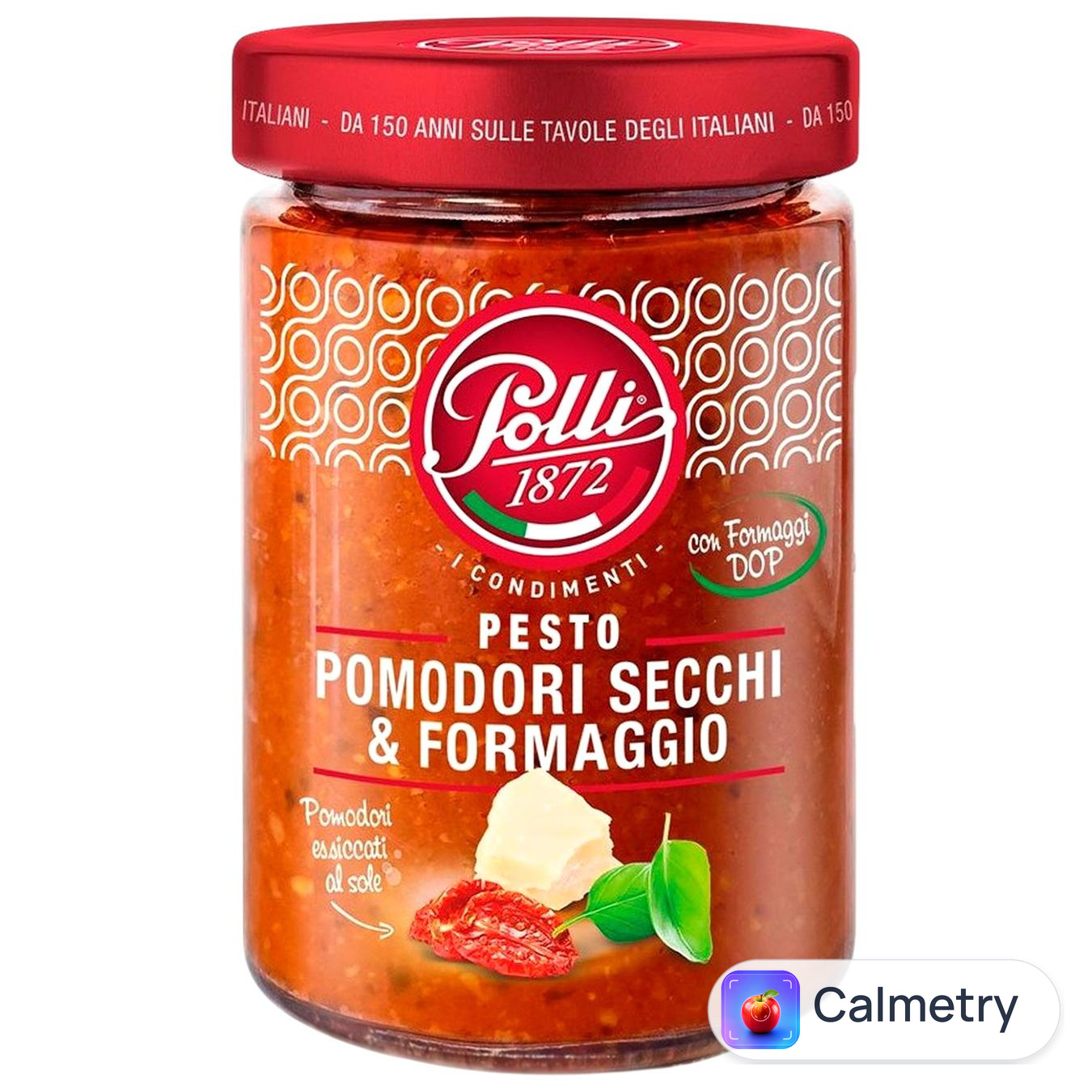 Соус Polli Песто з в'яленими томами та сиром 190г
