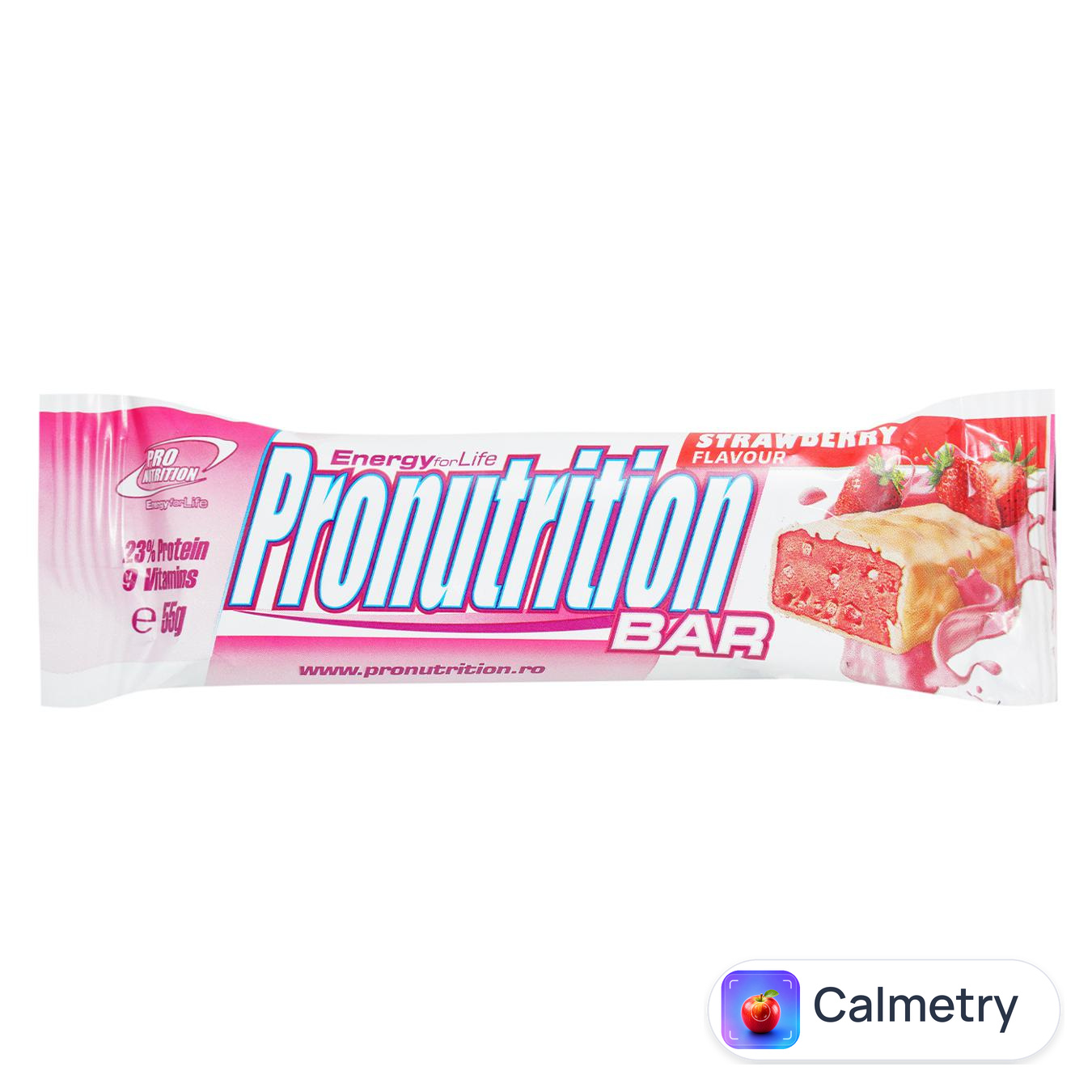 Батончик протеїновий Pro Nutrition Полуниця 55г — фото продукту