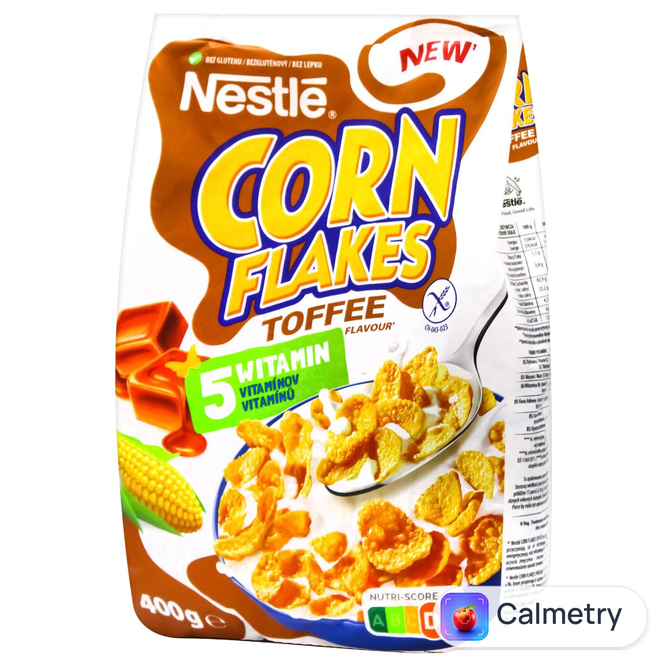 Сніданок сухий Corn Flakes зі смаком тофі з вітамінами 400г