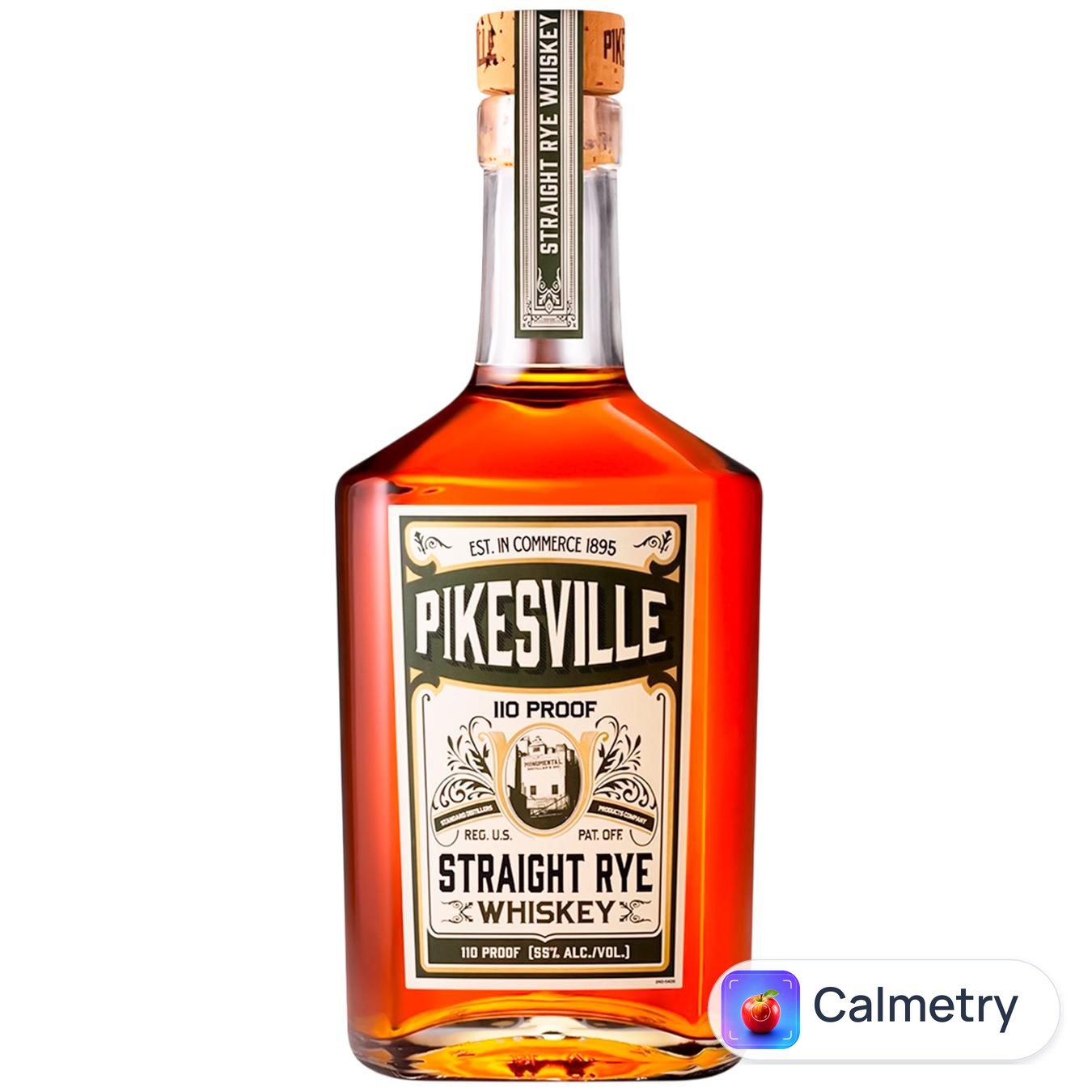 Віскі Pikesville Straight Rye 55% 0,75л