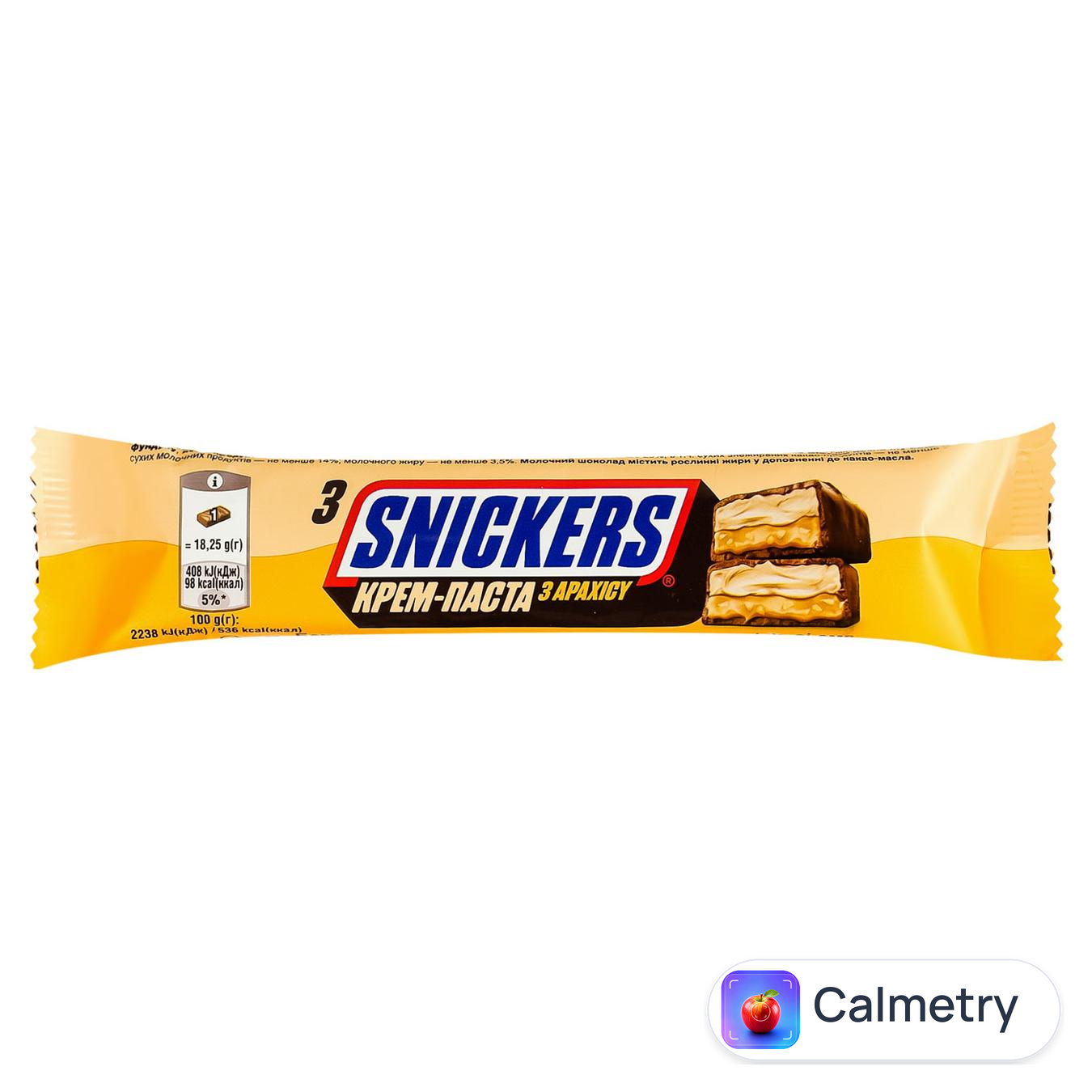Батончик Snickers Creamy Peanut Butter з арахісовим маслом 54,75г