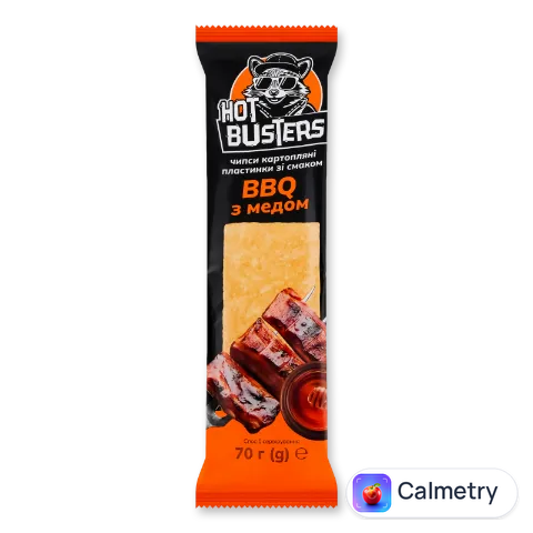 Чипси Hot Busters смак BBQ з медом