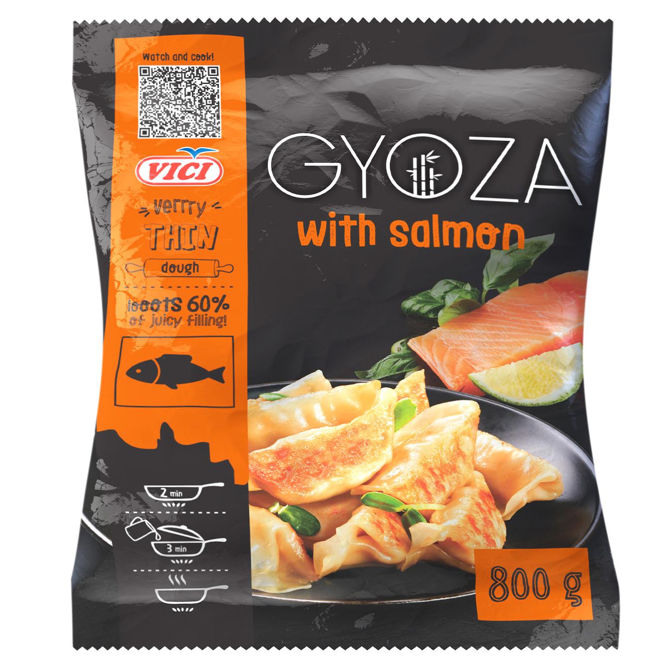 Гіоза Vici Gyoza з сьомгою 800г — фото продукту