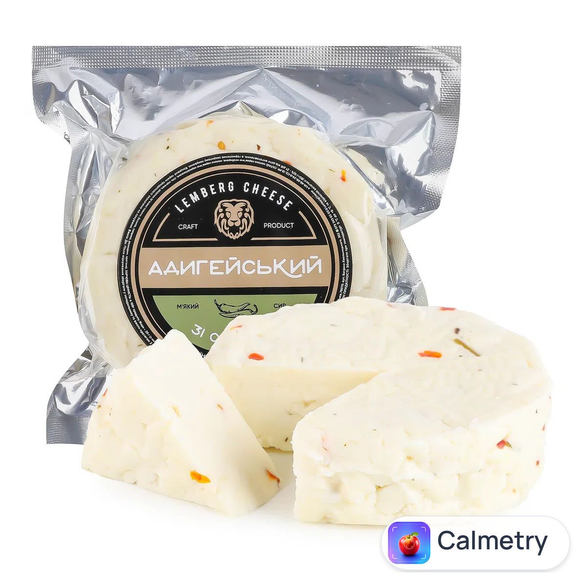 Сир «Лавка традицій» Lemberg Cheese Адигейський зі спеціями 46%