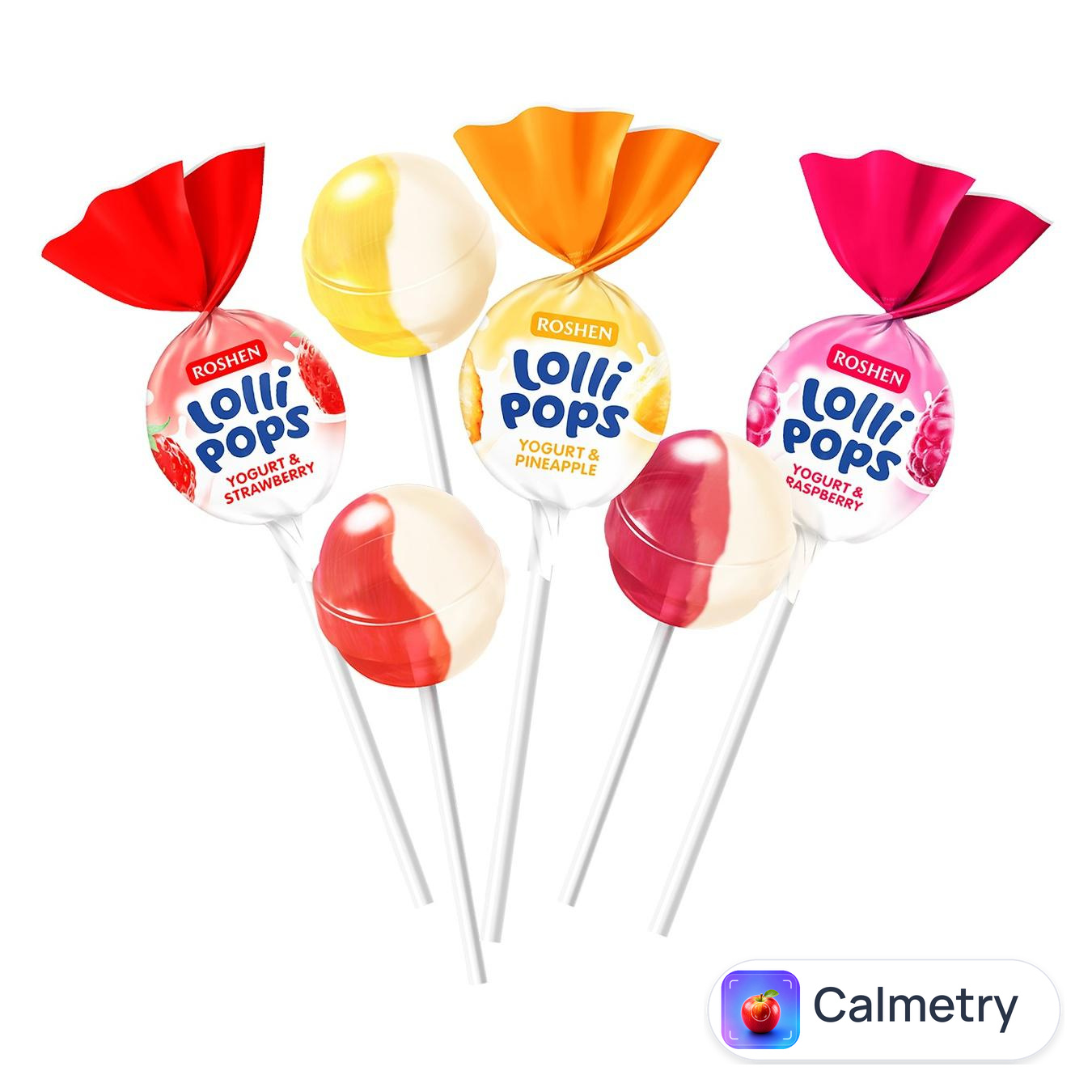 Цукерки Roshen LolliPops Йогуртовий смак