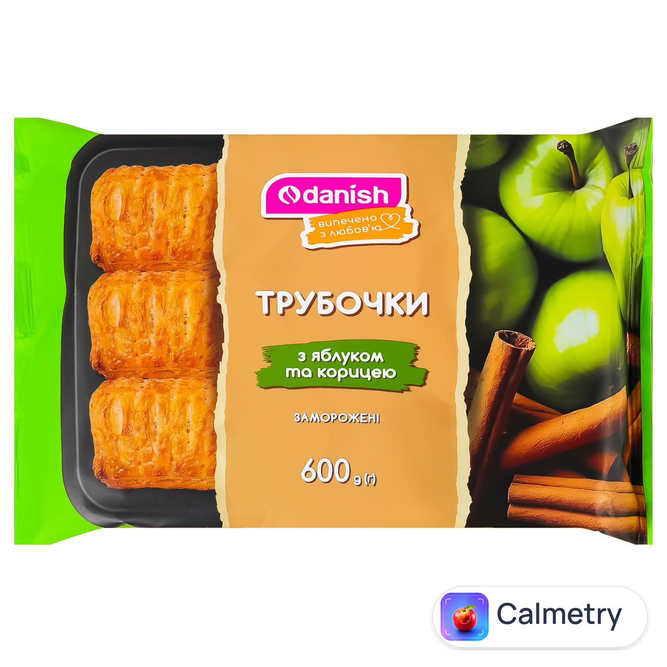 Трубочки Danish з яблуком та корицею заморожені 600г
