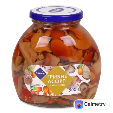 Гриби «Премія» «Асорті» в маринаді 500г
