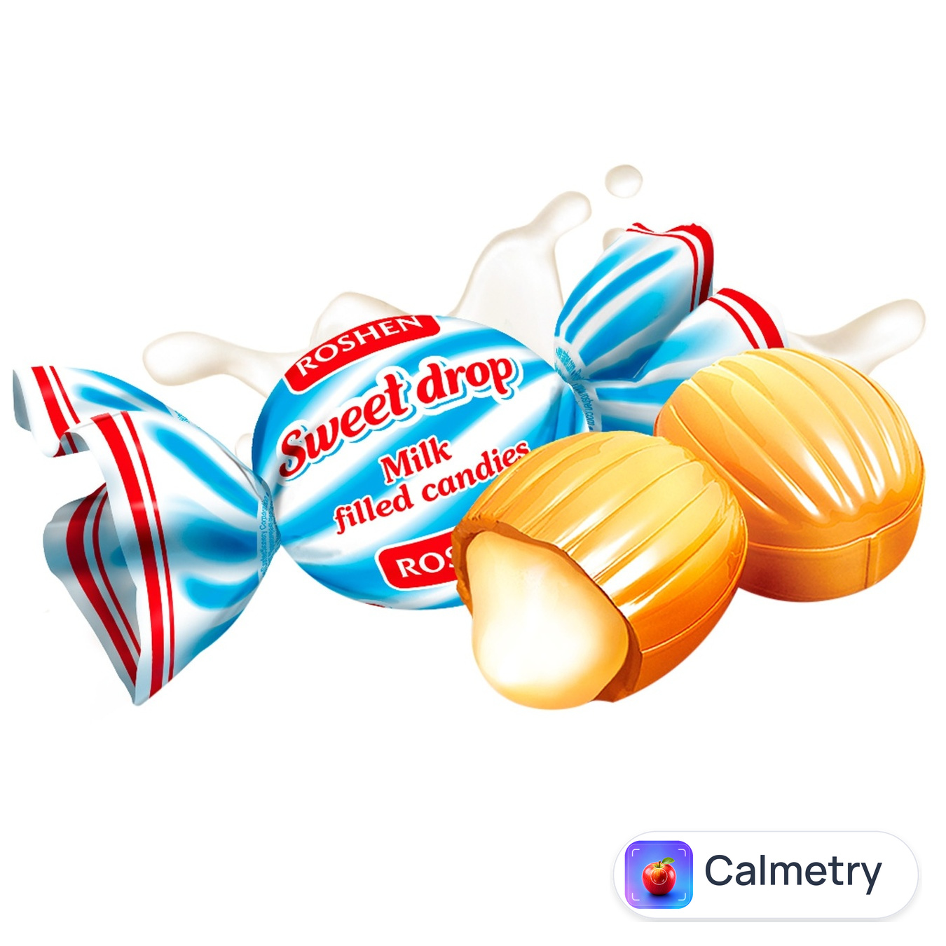 Цукерки Roshen Молочна крапля
