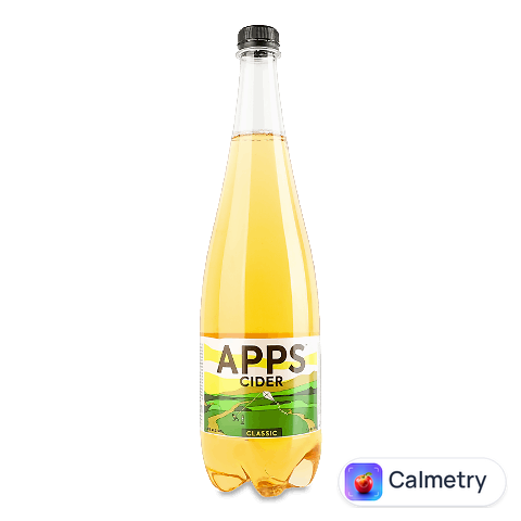 Сидр Apps «Класичний» газований солодкий, 1л
