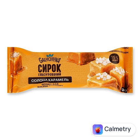 Сирок глазурований Галичина Солона карамель, 36г