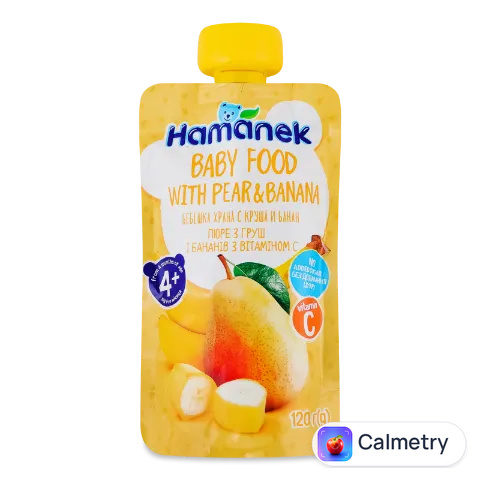 Пюре Hamanek груша та банан