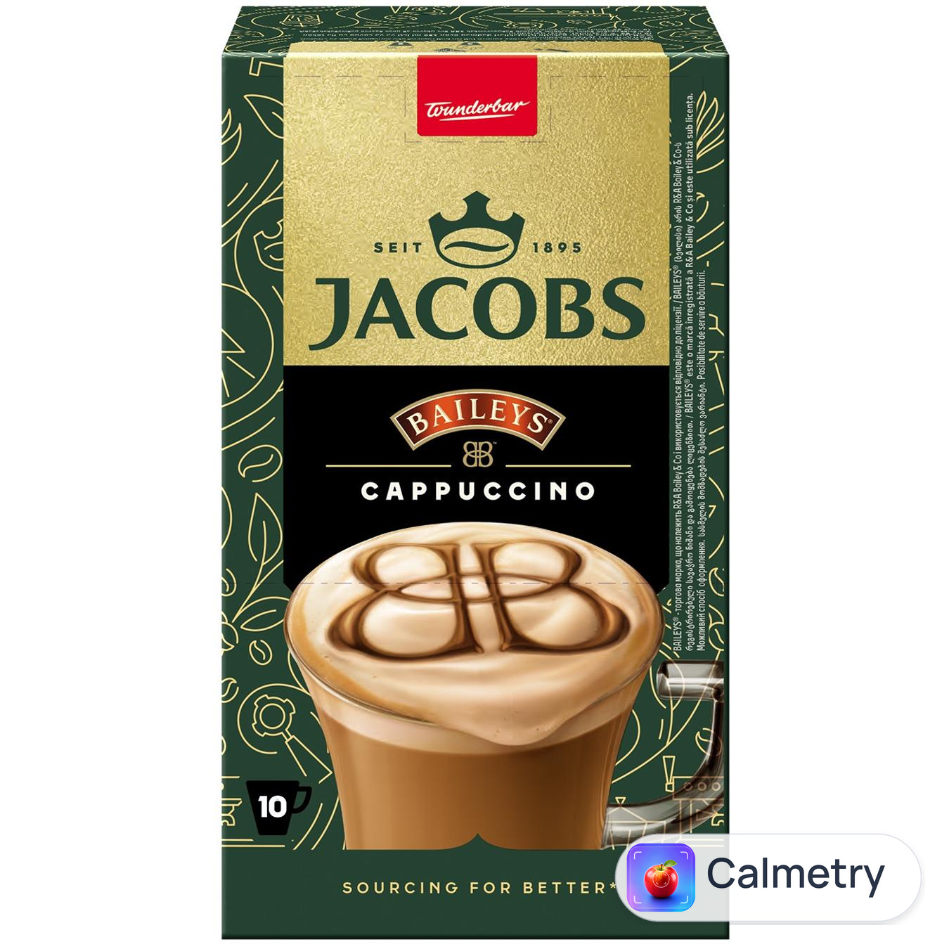 Напій кавовий Jacobs Baileys Cappuccino 3в1 розчинний 15г