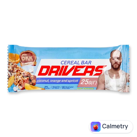 Батончик Київ БКК Drivers зернов кокос-апел-абрик