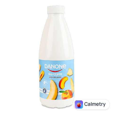 Йогурт Danone персик-диня питний 1,5%, 800г