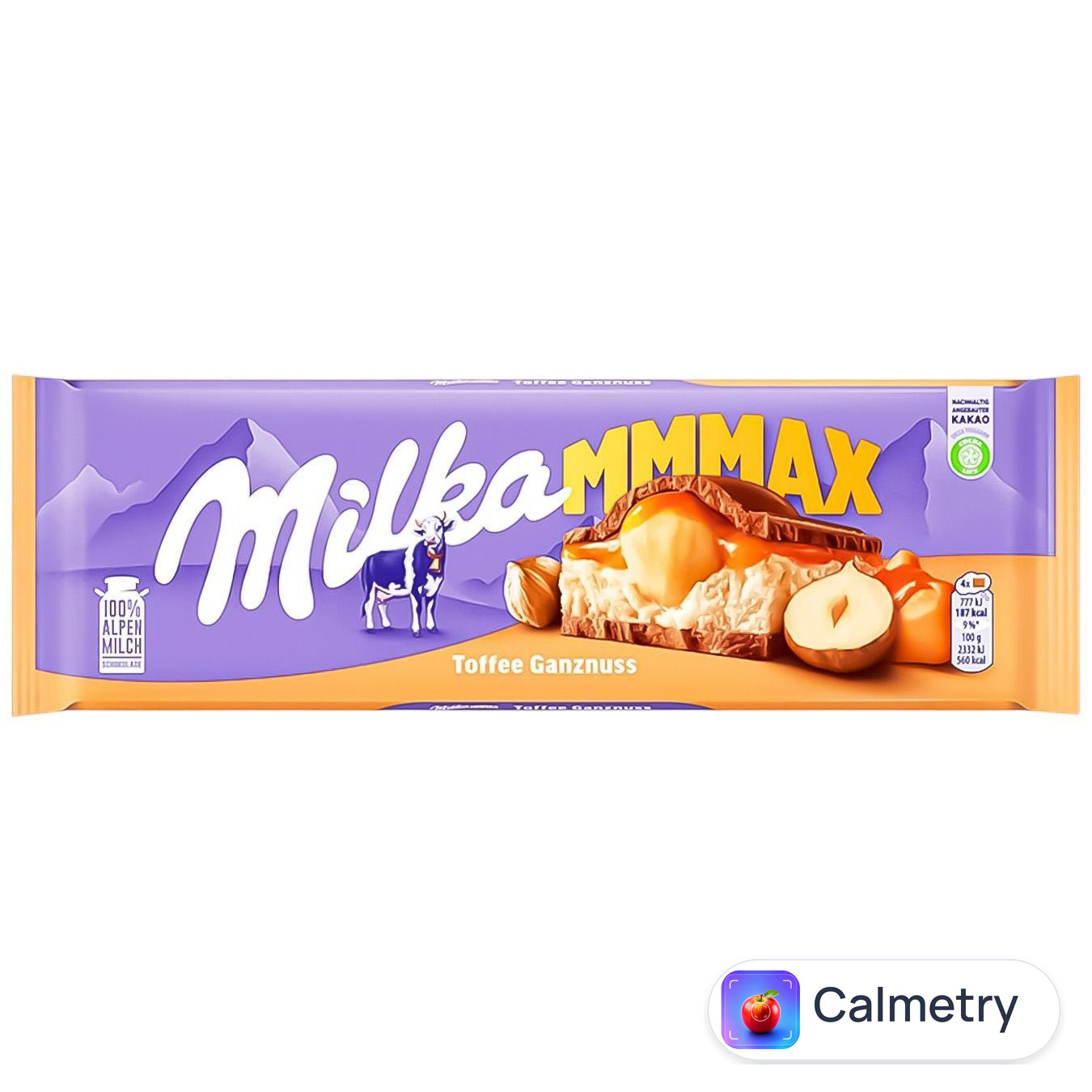 Шоколад молочний Milka з молочною і карамельною начинками і обсмаженим цілим фундуком 300г