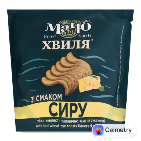 Грінки Мачо пшенич-житні хвилясті зі смаком сиру