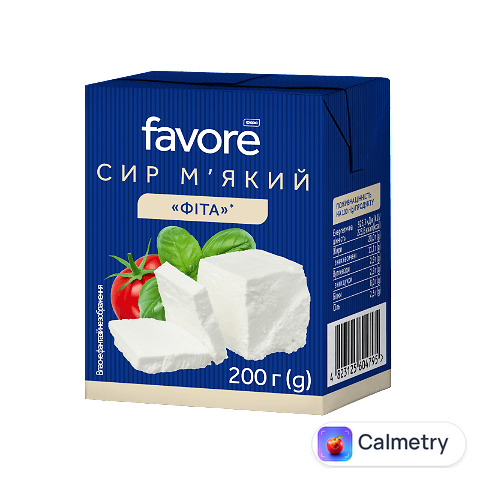 Сир Favore Фіта м'який 50%, 200г