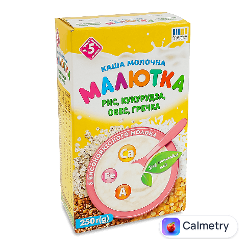 Каша Малютка молочна суміш круп, 250г